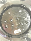ION ALLOY 181 # C10181MB / C8189B01CAP / 8189B01CB7 SATIN BLACK WHEEL RIM CENTER CAP (4 CAPS)