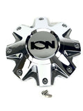 ION Alloy Wheels # C-496-2 Chrome Wheel Center Hub Cap 8-1/2"OD Bolt-On for 181 (4 CAPS)