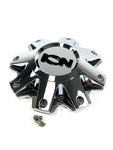 ION Alloy Wheels # C-496-2 Chrome Wheel Center Hub Cap 8-1/2"OD Bolt-On for 181 (4 CAPS)