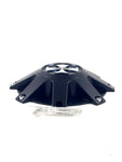 CALI OFF-ROAD MATTE BLACK WHEEL RIM CENTER CAP # C109101MB / CROSS LOGO (1 CAP)