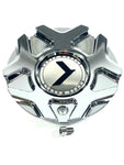 Kraze Wheel Rim Center Hub Cap Closed-End Bolt-On Chrome # C10676-C 6"OD / KR157 (4 CAPS)