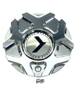 Kraze Wheel Rim Center Hub Cap Closed-End Bolt-On Chrome # C10676-C 6"OD / KR157