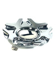 Kraze Wheel Rim Center Hub Cap Closed-End Bolt-On Chrome # C10676-C 6"OD / KR157