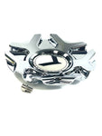 Kraze Wheel Rim Center Hub Cap Closed-End Bolt-On Chrome # C10676-C 6"OD / KR157 (4 CAPS)