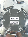 Kraze Wheel Rim Center Hub Cap Closed-End Bolt-On Chrome # C10676-C 6"OD / KR157