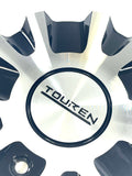 TOUREN # C103130MF / C3130N301-2 BLACK / MACHINED WHEEL RIM CENTER CAP TR3 3130 (4 CAPS)