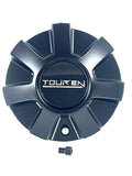 Touren C1032601G Wheel Rim Center Hub Cap Matte Black 6" for 3260 16" & 17"  (4 CAPS)