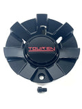 Touren TR60 3260 16" 17" Gloss Black / Red Wheel Rim Center Cap C1032601R (1 CAP)