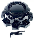 Ultra Motorsports Gloss Black Custom Wheel Center Caps # 89-9879 (1 CAP)