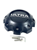 Ultra Motorsports Wheels Flat Black Custom Wheel Center Caps # 89-9779 (4 CAPS)