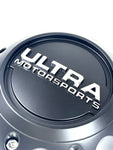 Ultra Motorsports Wheels Flat Black Custom Wheel Center Caps # 89-9779 (4 CAPS)