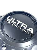 Ultra Motorsports Wheels Flat Black Custom Wheel Center Caps # 89-9779 (4 CAPS)