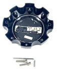 Ultra Motorsports Wheels Flat Black Custom Wheel Center Caps # 89-9779 (4 CAPS)