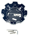 Ultra Motorsports Wheels Flat Black Custom Wheel Center Caps # 89-9779 (4 CAPS)