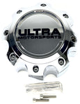 Ultra Motorsports Wheels Chrome Wheel Center Cap # 89-9780 / 89-9779 (1 CAP)