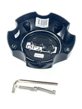 Ultra Motorsports Wheels Gloss Black Wheel Center Cap # 89-9756 (4 CAPS)
