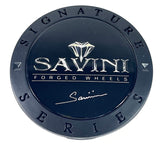 Savini Forged Wheels Matte Black Wheel Rim Center Cap # MS-CAP-Z167 (1 CAP)