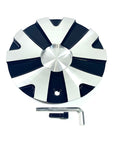Strada Wheels Gloss Black / Silver Custom Wheel Center Cap # PD-CAPSX-P5193 (1 CAP)