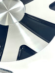 Strada Wheels Gloss Black / Silver Custom Wheel Center Cap # PD-CAPSX-P5193 (1 CAP)