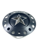 KMC XD 775 Rockstar Matte Black Wheel Center Hub Cap 8 3/8" OD 1001775B Short (4 CAPS)