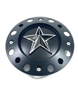 KMC XD 775 Rockstar Matte Black Wheel Center Hub Cap 8 3/8" OD 1001775B Short