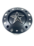 KMC XD 775 Rockstar Matte Black Wheel Center Hub Cap 8 3/8" OD 1001775B Short (4 CAPS)
