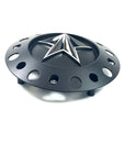 KMC XD 775 Rockstar Matte Black Wheel Center Hub Cap 8 3/8" OD 1001775B Short (4 CAPS)