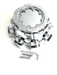 Ultra Wheels Chrome Custom Wheel Center Caps # 89-9880 / C800804 (4 CAPS)