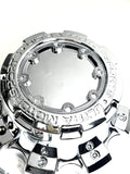 Ultra Wheels Chrome Custom Wheel Center Caps # 89-9880 / C800804 (4 CAPS)