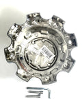 Ultra Wheels Chrome Custom Wheel Center Caps # 89-9880 / C800804 (4 CAPS)