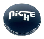 Niche Wheels Gloss Black Custom Wheel Center Cap # 1000-47 / 1000-44  (4 CAPS)