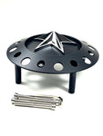 KMC XD 775 ROCKSTARR Alloy Wheels Flat Black Custom Wheel Center Cap # 1000775B (1 CAP) TALL