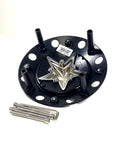 KMC XD 775 ROCKSTARR Alloy Wheels Flat Black Custom Wheel Center Cap # 1000775B (1 CAP) TALL