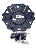 KMC XD Series Wheel Center Cap Satin / Matte Black XD822 Monster II M-959SB NEW