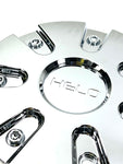 Helo Chrome Wheel Center Cap fits HE868 Wheels Rim Part # 868L185 (4 CAPS) NEW+BOLT