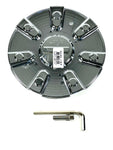 Helo Chrome Wheel Center Cap fits HE868 Wheels Rim Part # 868L185 (4 CAPS) NEW+BOLT
