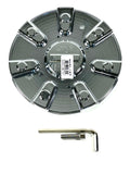 Helo Chrome Wheel Center Cap fits HE868 Wheels Rim Part # 868L185 (4 CAPS) NEW+BOLT