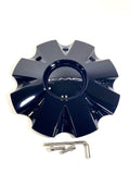 KMC KM651 Slide Gloss Black Rim Wheel Center Hub Cap # 841L210S1 / S1904-04 (1 CAP)