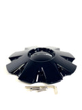 KMC KM651 Slide Gloss Black Rim Wheel Center Hub Cap # 841L210S1 / S1904-04 (1 CAP)