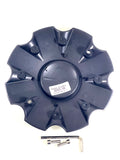 KMC KM651 Slide Gloss Black Rim Wheel Center Hub Cap # 841L210S1 / S1904-04 (1 CAP)