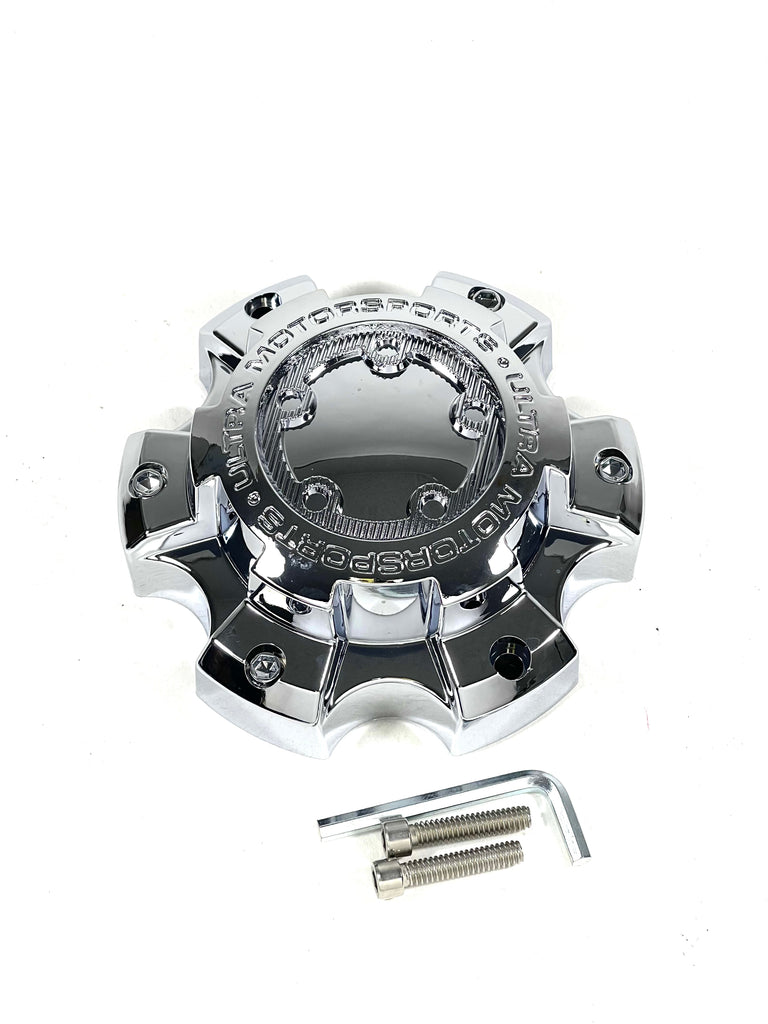 thumbnail image 2 of Ultra MotorSports Matte Black 6-Lug Wheel Center Cap 89-9865 – Fits C800805 2 of 4