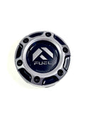 Fuel Wheels Gloss / Black Rivets Center Cap # 1004-68GD (1 CAP) 5 / 6 LUG