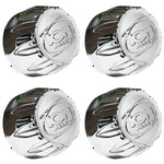 ION C101712 / C10141 CHROME WHEEL RIM CENTER CAP / C202203CB7 / C101792C / 11531580F-3 (4 CAPS)