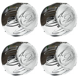 ION C101712 / C10141 CHROME WHEEL RIM CENTER CAP / C202203CB7 / C101792C / 11531580F-3 (4 CAPS)
