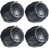 ION Alloy Wheels C101712-CAP / C10141 / C101712MB / C202203CB7 Matte Black Wheel Center Cap (4 CAPS)