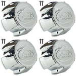 ION Alloy Wheels Chrome Wheel Center Hub Cap 5 Lug 5x139.7 for 171 174 # C101713 (4 CAPS)