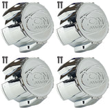 ION Alloy Wheels Chrome Wheel Center Hub Cap 5 Lug 5x139.7 for 171 174 # C101713 (4 CAPS)