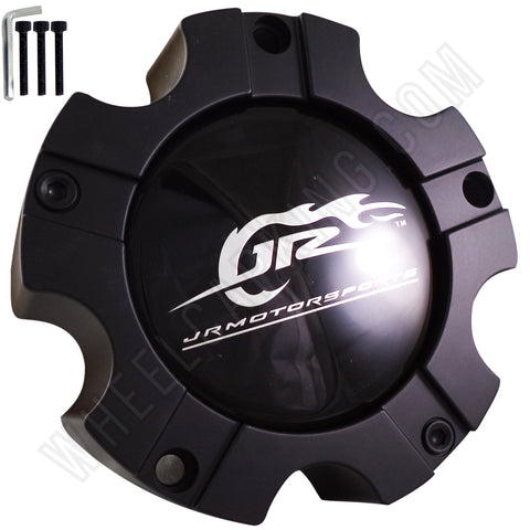 JR Motorsports Flat Black Custom Wheel Center Cap # CAP M-562 (4 CAPS)