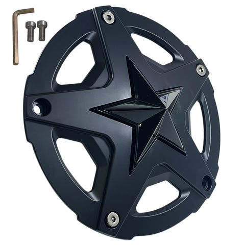 XD Series Matte Black Wheel Center Hub Cap 4/5/6/8Lug XD827 Rockstar III 827CAP