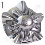 KMC Wheels Custom Wheel Center Cap Chrome # 255L190 / 1000820 (4 CAPS)